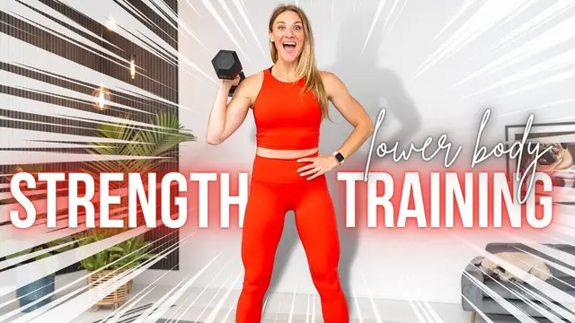 30-minute Lower Body Strength Training with Dumbbells