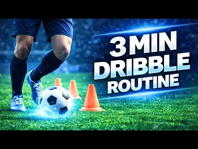 3 Minute Soccer Dribbling Routine (Train Fast & Improve Control)