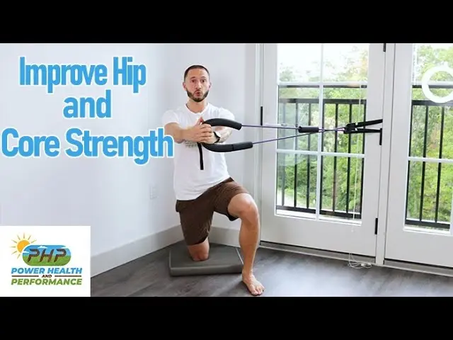 How To Build Hip and Core Strength with The Half Kneeling Pallof Press