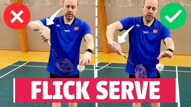 Badminton Flick Serve Secret Revealed: Perfect Height, Angle & Length