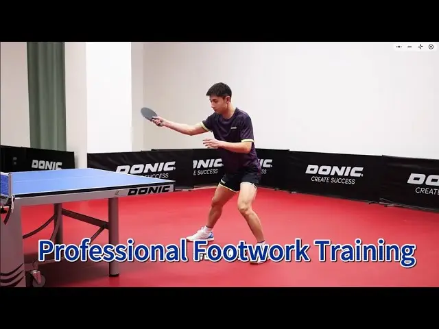 【table tennis】2025 Latest  Grand Slam Zhang Jike Tuition 8: Profession Footwork Training