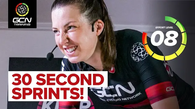 30 Second Sprint Intervals | 25 Minute Indoor Cycling Training Session