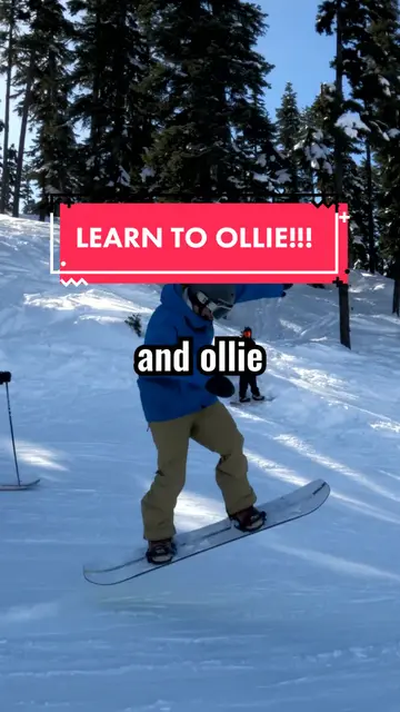 Mastering the Ollie: Essential Tips for Snowboarders | TikTok