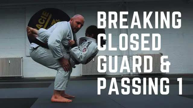 How to do a Double Under Guard Pass (+Base and Posture in Close Guard)/ Gracie BJJ Berlin Class #1
