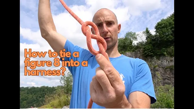 How to tie a figure 8 into your harness