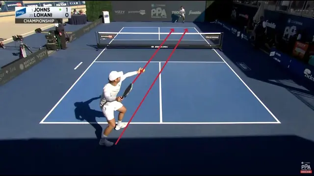 Ben Johns' Pickleball Serve - Slow Motion Analysis
