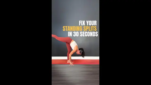 🔵 How To Do Standing Splits [Top Yoga Alignment Tips]