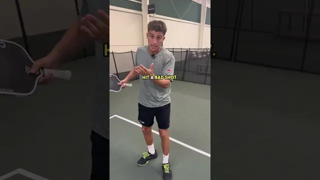 How to hit a perfect return of serve in pickleball! #pickleball #pickleballtips