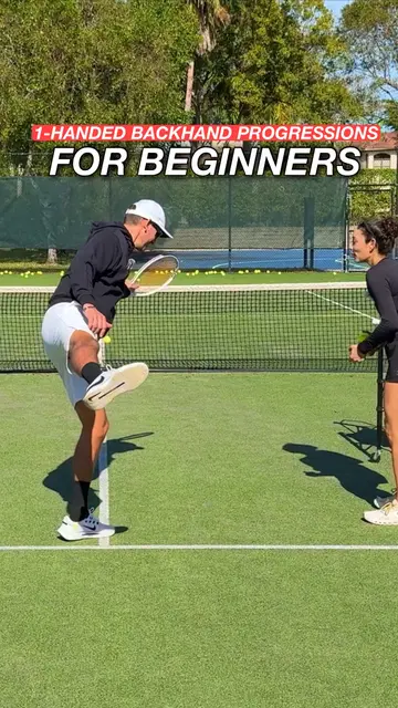 One-Handed Backhand Techniques for Beginner Tennis ...