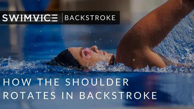 BACKSTROKE TECHNIQUE | How the shoulder rotates throughout the stroke cycle