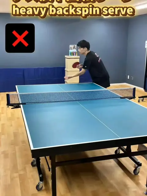 Heavy Backspin Serve Table Tennis: How to Master the Shot | TikTok