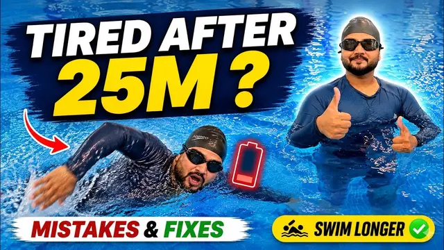 Why You Get Tired So Fast While Swimming | how to swim long distance | swim like pro
