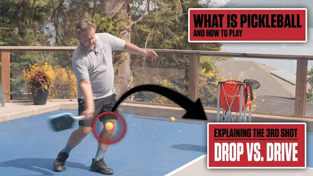 Pickleball Third Shot Explained: Drop vs. Drive