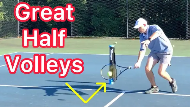 How To Hit Great Forehand & Backhand Half-Volleys (3 Simple Tennis Tips)