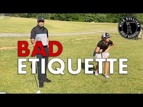 Bad Golf Etiquette, Part 1