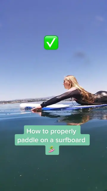 Proper Paddling Techniques for Beginner Surfers - TikTok