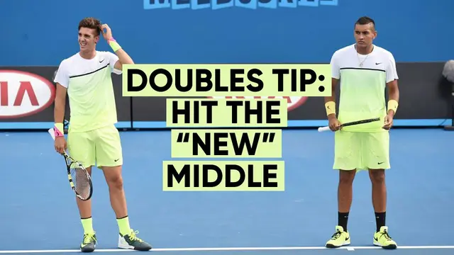 Tennis Doubles Strategy: Learn From Nick Kyrgios How To Control The Court With The “New” Middle