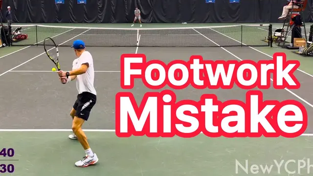 The WORST Footwork Mistake You Can Make In Tennis