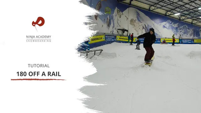 How To 180 Off Rails - Snowboard Tutorial