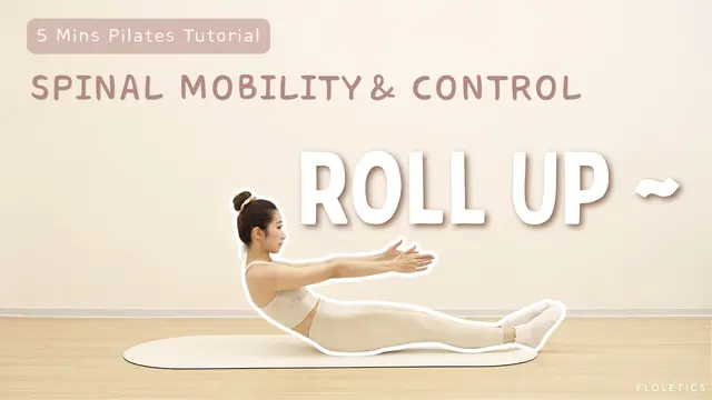 How To Do A Pilates Roll Up Without Using Momentum + Cues For Better Spinal Articulation