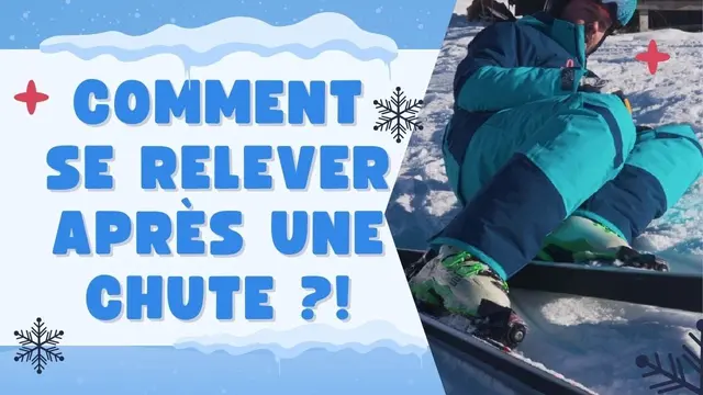 How to get up on skis after falling or falling?