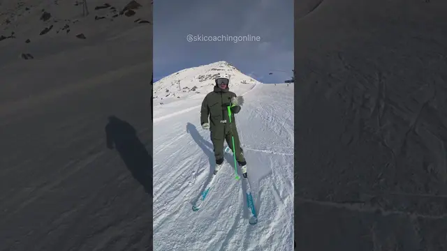 How to stop on skis