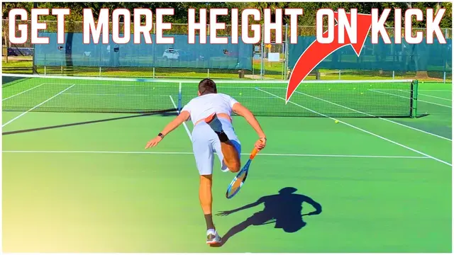 How to Get More Height on the Kick Serve | Tennis Technique
