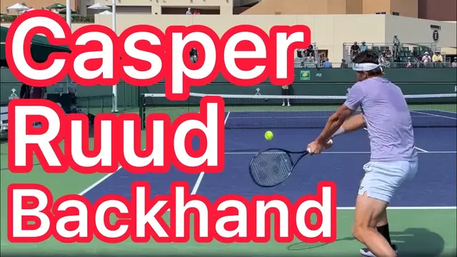 Casper Ruudโs Two Handed Backhand Tips (Tennis Technique Explained)