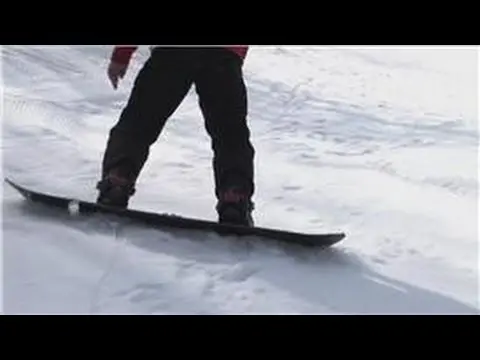 How to Snowboard : How to Stop While Snowboarding