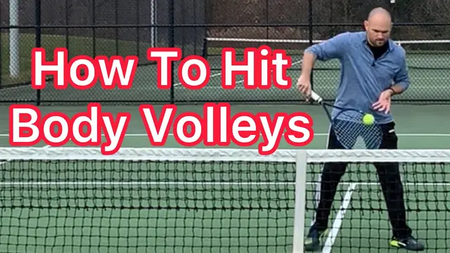 How To Hit Body Volleys (Important Tennis Technique)