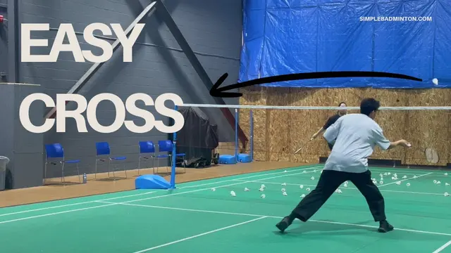 Beginner Badminton Lessons Ep.4 -Forehand Cross Court Net Shot