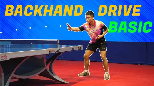 Basic Backhand Drive | Table Tennis Tutorial | Table Tennis Review [4k]