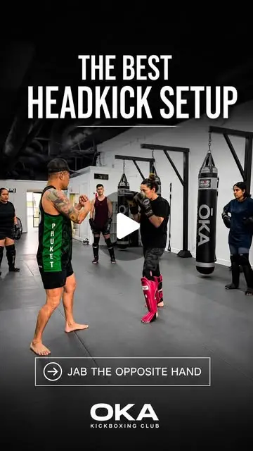 Setting up kicks with punches