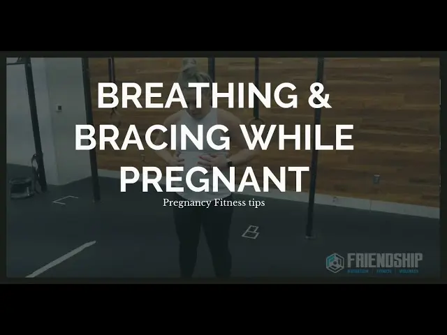 Breathing and Bracing While Pregnant - Pregnancy Fitness Tips