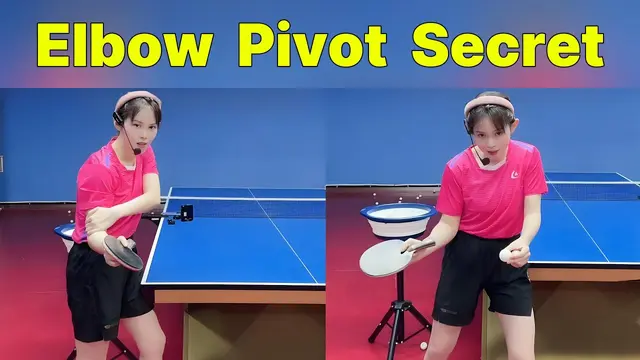 The Secret to a Killer Left Sidespin Serve: It's All About the "Elbow Pivot"