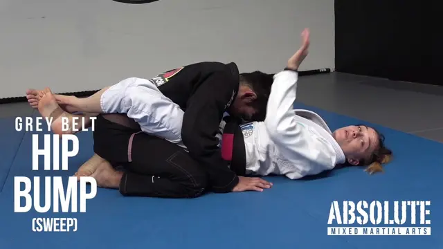 Kids BJJ Grey Belt - Hip Bump Sweep