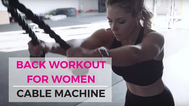 Back Workout for Women | Cable Machine Exercises