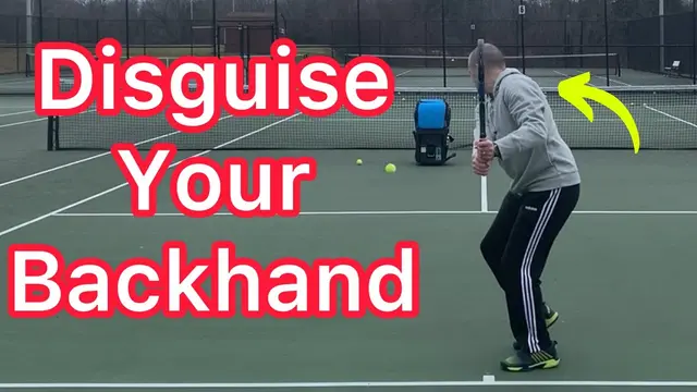 Disguise Your Two Handed Backhand (Novak Djokovic Tennis Technique)