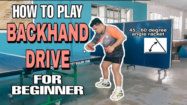 How to play backhand drive for beginner | Reynald Table Tennnis Tutorial