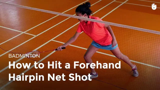 How to Hit a Forehand Hairpin Net Shot | Badminton