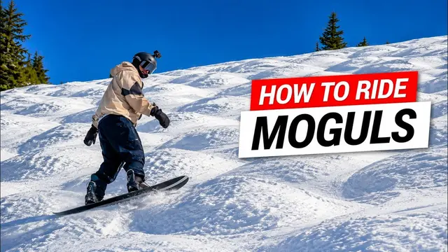 How To Ride Steep & Icy Moguls on your Snowboard