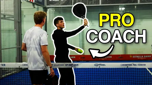 The BEST Vibora Padel Lesson! (Pro Coach Teaches Me)