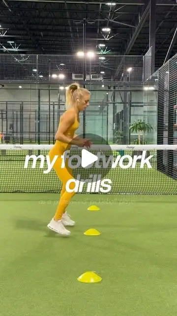 footwork drills as a pro pickleball player - Instagram