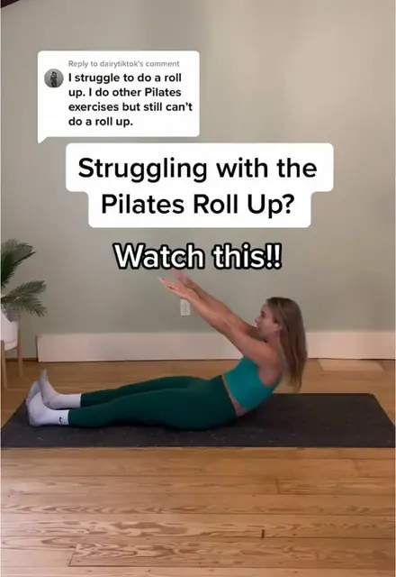 Mastering the Pilates Roll Up: Effective Techniques | TikTok