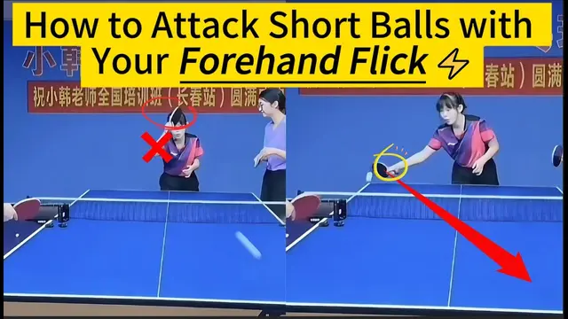 How to Attack Short Balls with Your Forehand | Forehand Flick ⚡