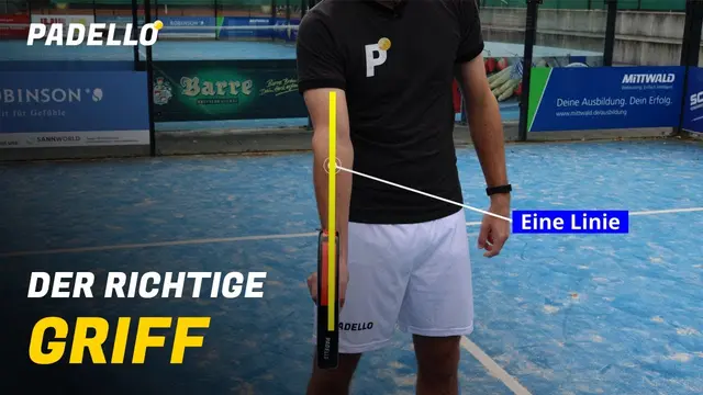 The right grip for padel
