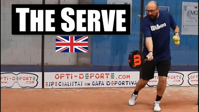 PADDLE TENNIS IN ENGLISH: THE SERVE - Hugo Cases