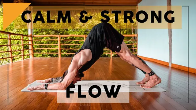 Yoga Class with Long Strong Holds and Breathing Exercises: Be Calm & Strong
