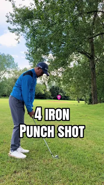 Mastering the 4 Iron Punch Shot Under Trees - Golf - TikTok