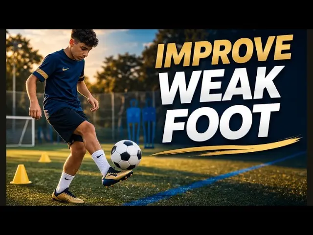 How To Train Your Weak Foot in Soccer (Full Masterclass)